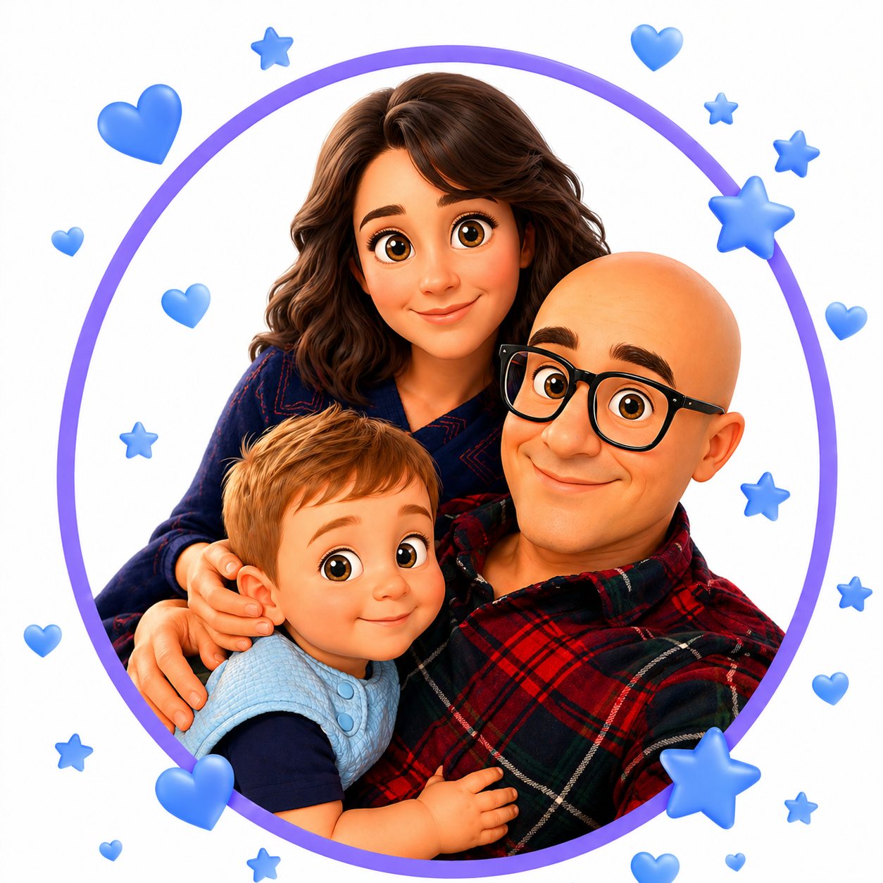 Valerio, Mary Lù e William